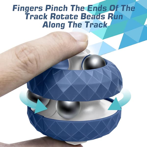 Orbit-pallolelu, Fidget Cube -palapallo pyörivä lelu Blue