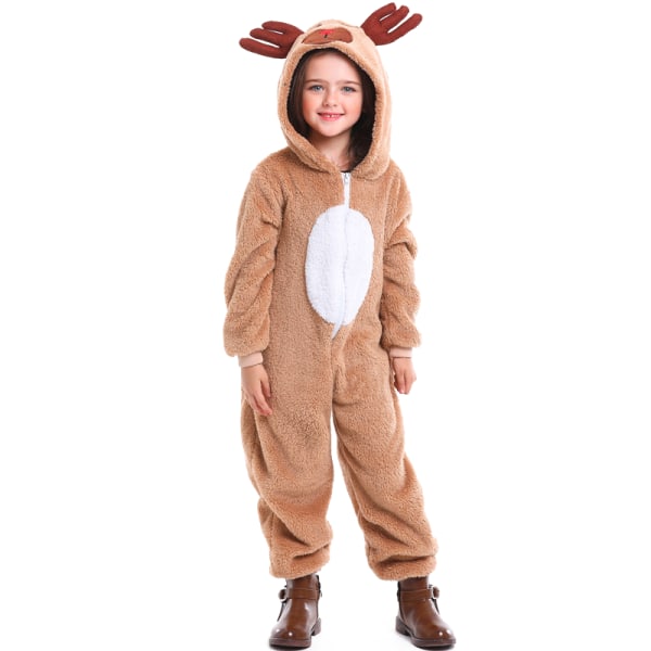 Kids Älg Onesie Pyjamas S