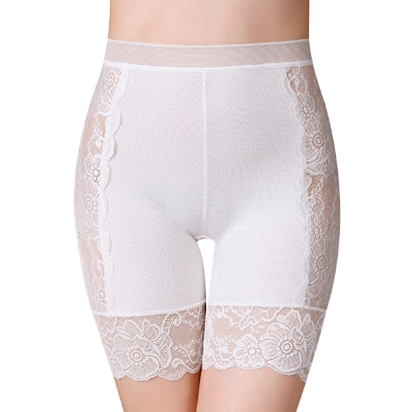 Slipshorts för under klänningar, dam, anti-skav underkläder White XL