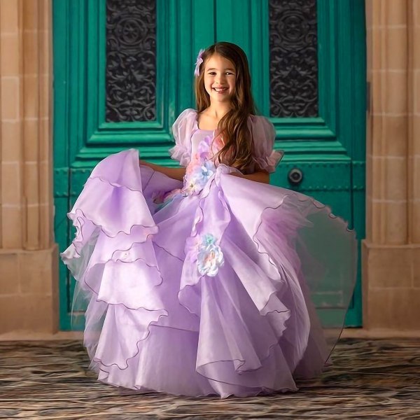 Prinsessklänningar för tjejer Halloween-festklänning 2-3Y
