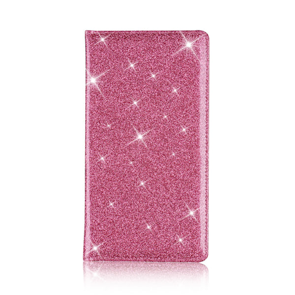 Glitter Bling Tšekkikirjan Kannen Lompakot Tytöille ja Naisille Pink