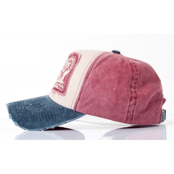 Klassinen Baseball-lippis Puuvilla Vintage Pesty Denim Isähattu Color 4