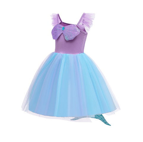 Liten flicka sjöjungfruklänning Princess kjol S