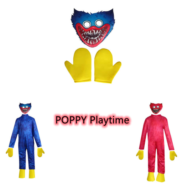 Poppy kläder poppy playtime cos prestationskläder Black M