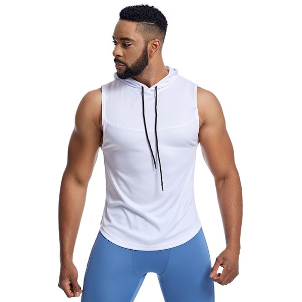 Miesten Treenihupparit Hihattomat Salivuorat White S