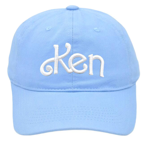 KEN Letters Tredimensionell Broderad Basebollkeps Dam Style 9