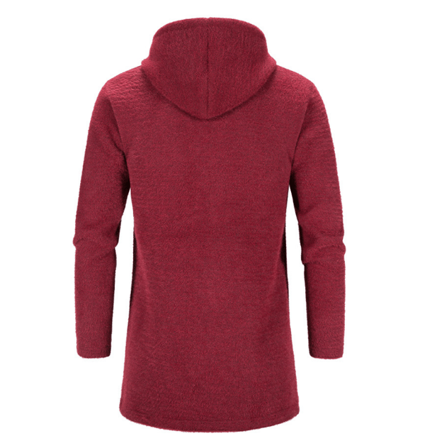 Koftor för män Slim Fit stickad tröja red M