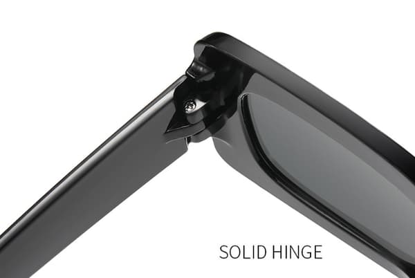 Retro rektangulära solglasögon för kvinnor fyrkantiga glasögon C4