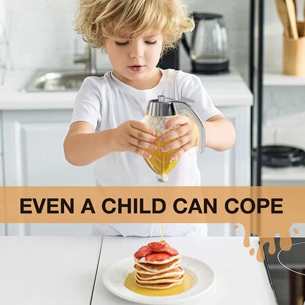 Honungsdispenser i Glas, Droppfri