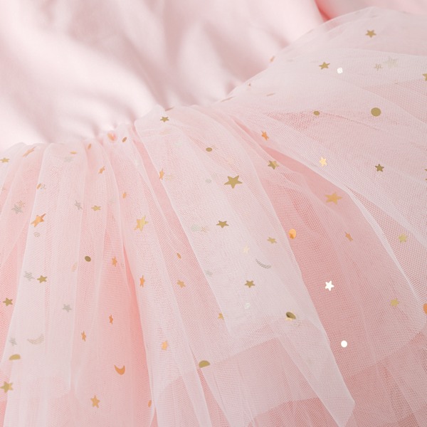Flickande Ballet Tutu-klänning med Långärmad för Flickor Light Pink XS