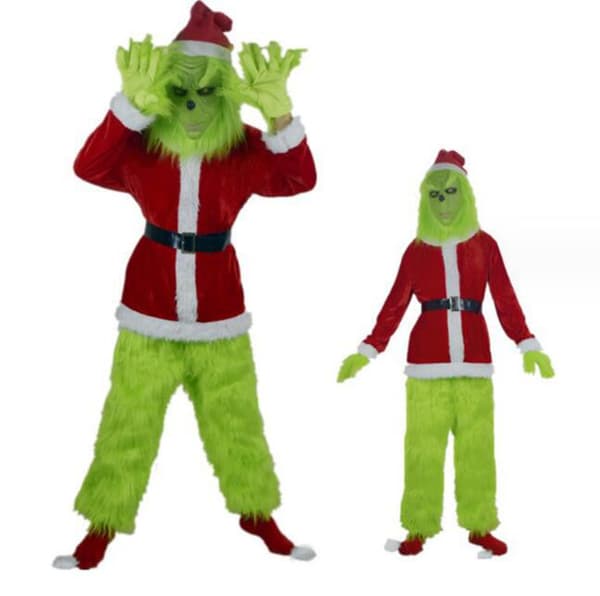 Halloween Grön Monster Kostym XL
