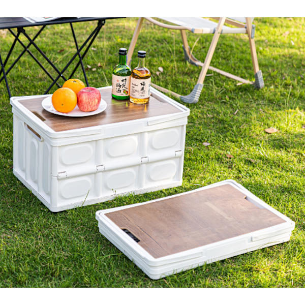 Trunk Organizer för campingutrustning för picknick Army Green 42*39*23cm