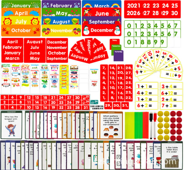 Daglig Mattekalender Lommediagram, 38\" x 43\"