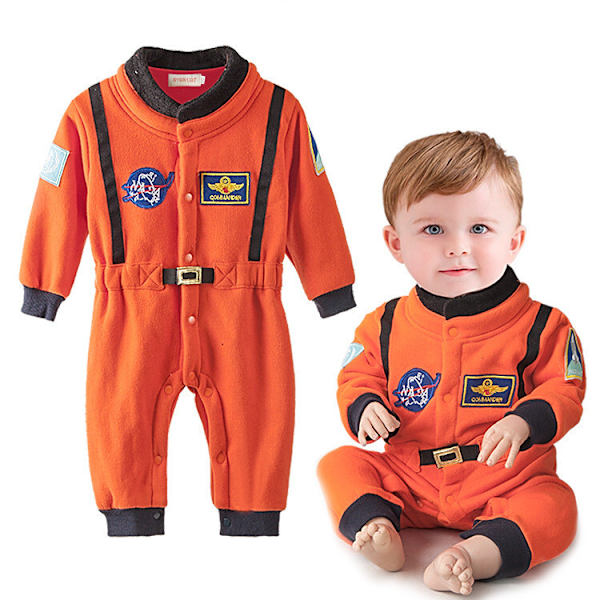 Astronautdräkt för barn, rymddräkt Onesie White 100