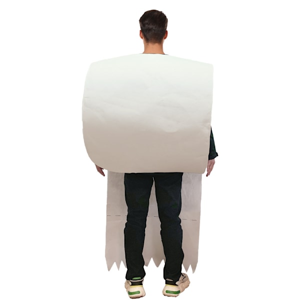 Gigant Toiletpapir Rulle Voksen Halloween Kostume