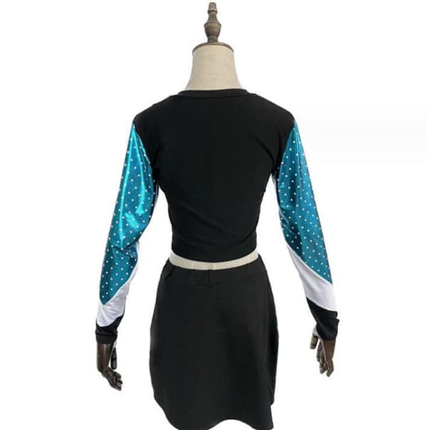 Dame Cosplay Todelt Maddy Cheerleading Uniform L