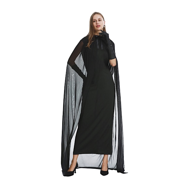 4kpl Musta Pitkähame ja Huppupäällinen Tulleviitta 2XL