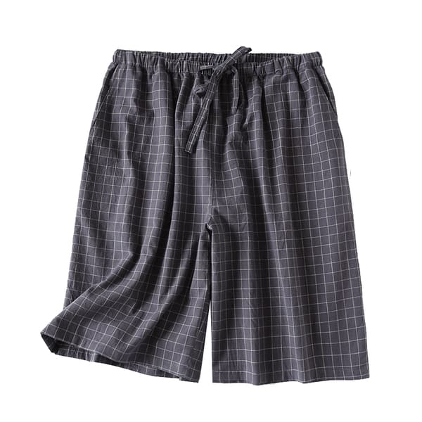 Mænds Vævede Stræk Pyjamas Shorts color-3 L