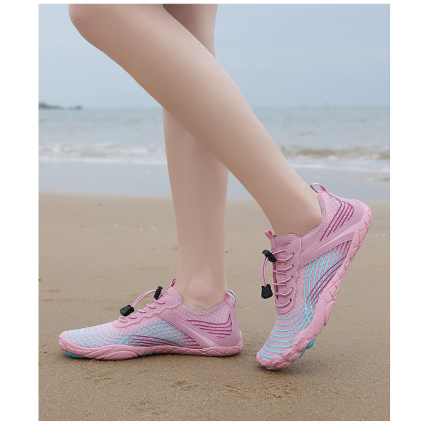 Vattenskor för män och kvinnor, snabbtorkande barfotaskor för stranden pink 40