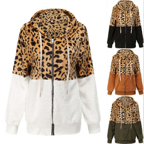 Luvtröja dam med fickor Fluffy Coat color3 M