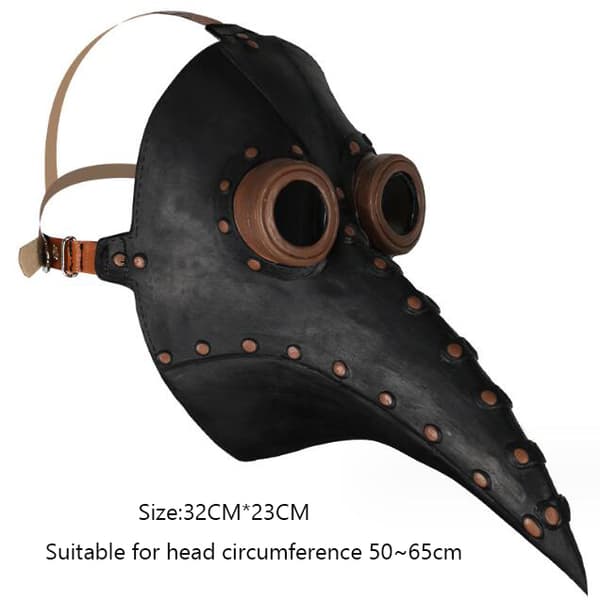 Maskeballmasker med fuglenebbsform Bronze Silver