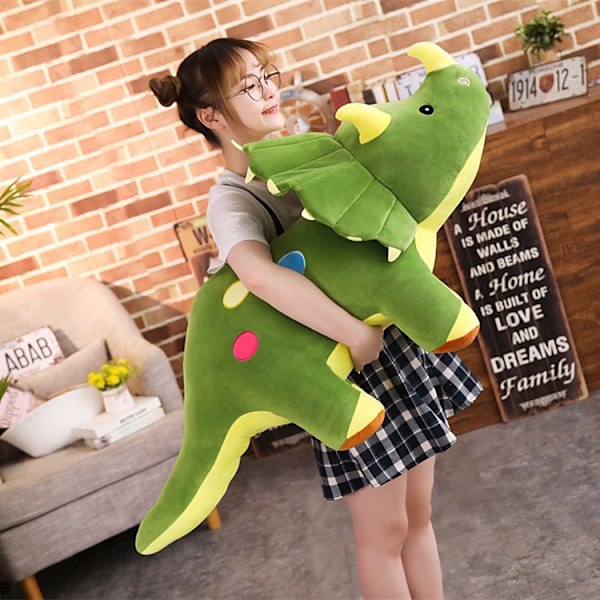 Dinosaur Plysdyr Blød Triceratops Plyslegetøj 40CM