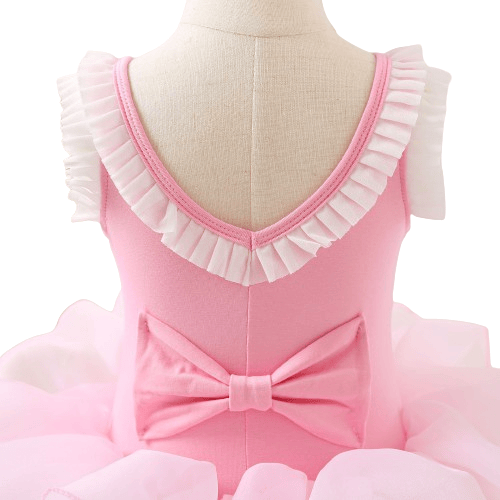 Tyttöjen balettitrikoo, tutu-hamemekko 120cm