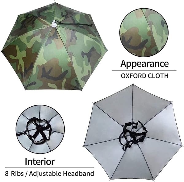 Paraplymössa Vikt Cap med löst bälte Cap Camouflage