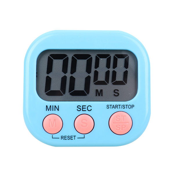 Liten digital kökstimer Magnetisk matlagningstimerklocka white
