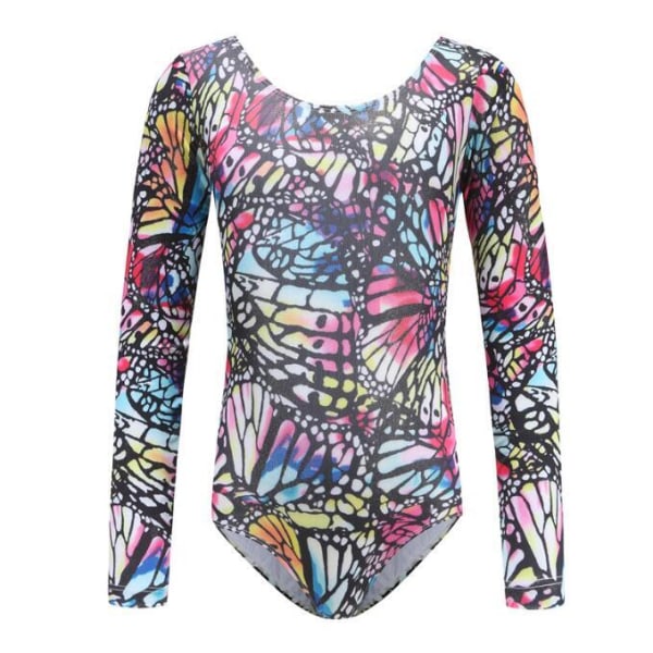 Tjejer Leotards One-Piece Färgglada Danskläder rainbow 130cm