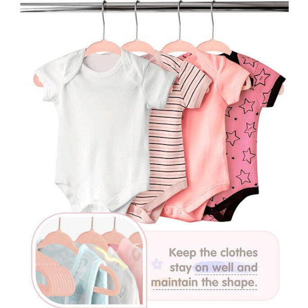 Baby sammetsgalgar 10 st halkfria baby white