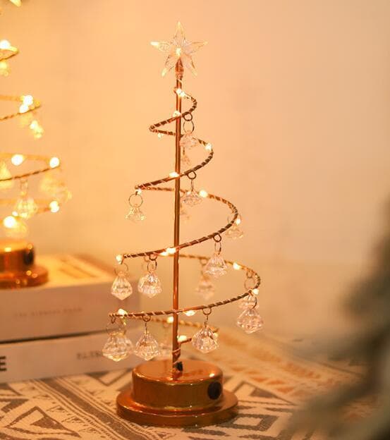 Julelys med LED-krystaldiamant Christmas Tree Lights