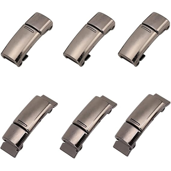 6 st Skosnören Spänne Lås Metall Snabb Magnetisk Utan Knytning Set 9
