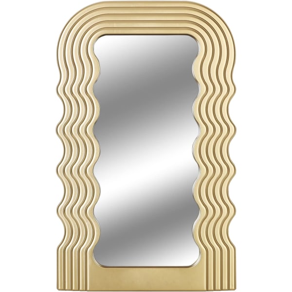 Estetiskt vågmönster med oregelbunden ramspegel Gold