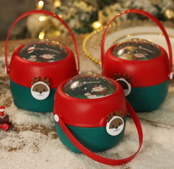 Juleæbleæske Juleaften Æbletaske 10.5*11.5*18CM