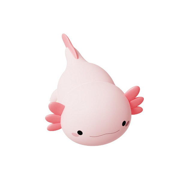 Axolotl nattlampa för barns sovrum, djur silikon nattlampa