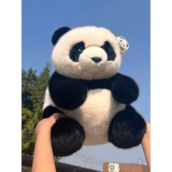 Panda Bjørn Plysdyr, Plyslegetøj, Gaver til Kvinder og Børn 35CM