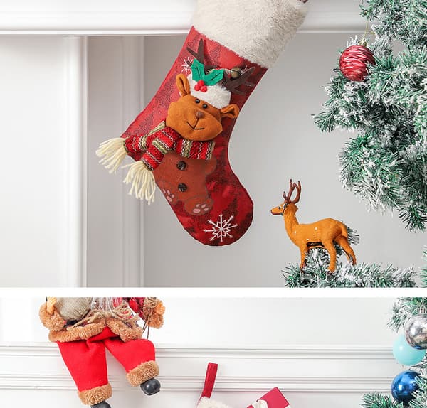 Julstrumpa för träddekoration, Julgodispåse Elk