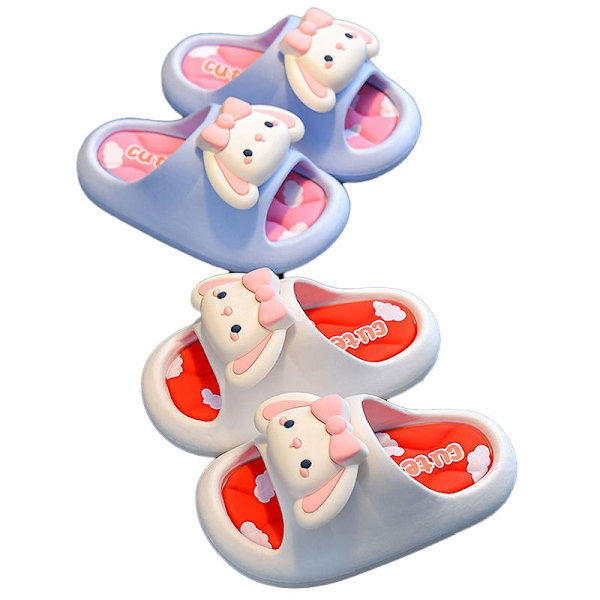 Bunny Toddler Slides Topp-Slippers for Gutter og Jenter - Barne-Slidesandaler Pink#2 34-35