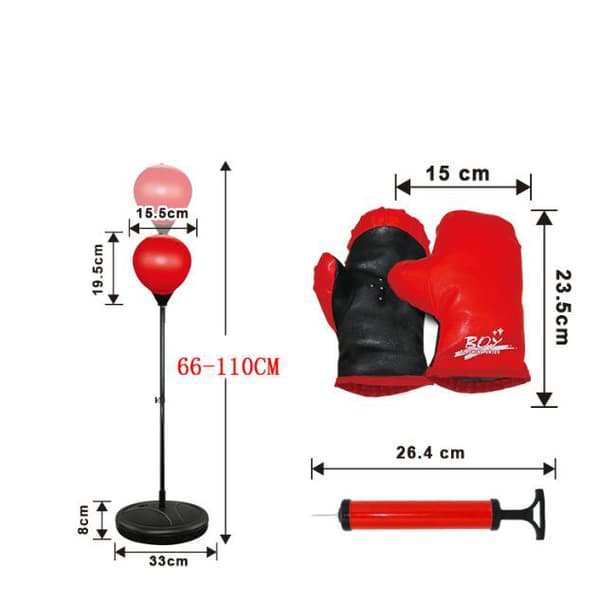 Boxningssäck och boxhandskar set för barn Suitable for ages 3 to 8