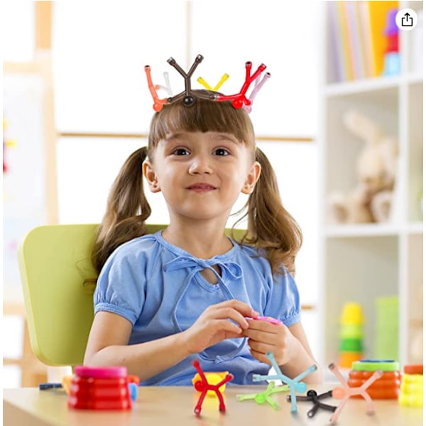 5 st söta färgglada magnetiska fidget reseleksaker