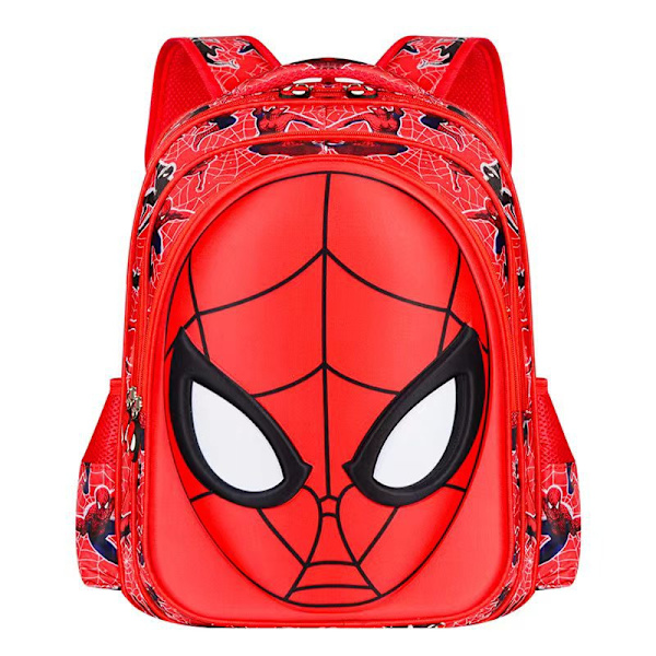 Ryggsäck för småbarn 3D Comic skolväska Lätt ryggsäck Red