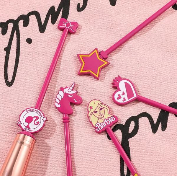 5-pack Rosa Komplett Set med Sminkborstar Pink