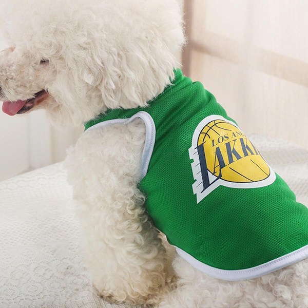 Hundkläder Basket Mesh Andningsbar T-shirt green M