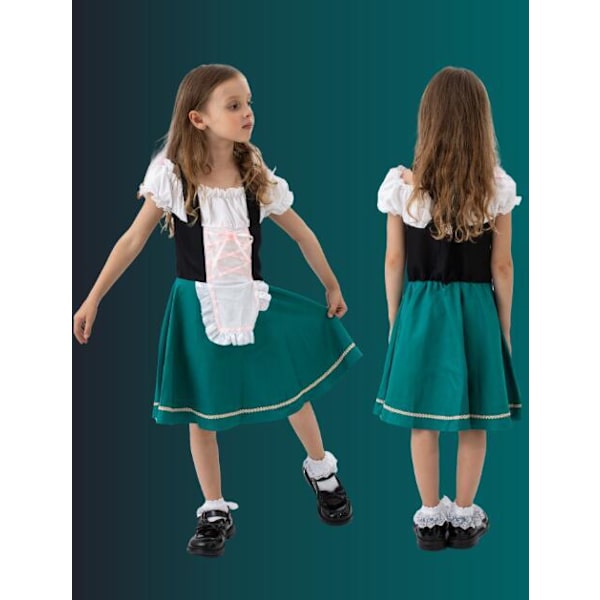 Lasten Münchenin Oktoberfest-tyttöjen asu L