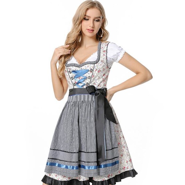 Naisten Oktoberfest-asu Cosplay-asu Black M