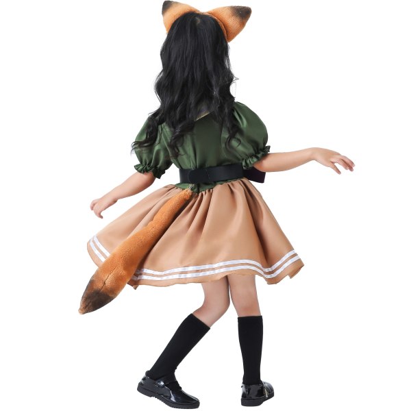 Fox Cosplay Kostume med Hale Ører Slips L