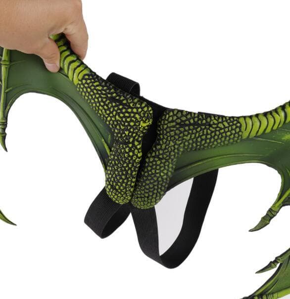 Halloween Barn Demon Drage Vinge Vinger Rekvisitter Light Green