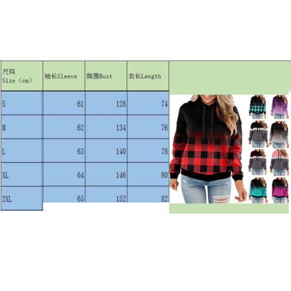 Casual Hoodie-tröjor för kvinnor purple L
