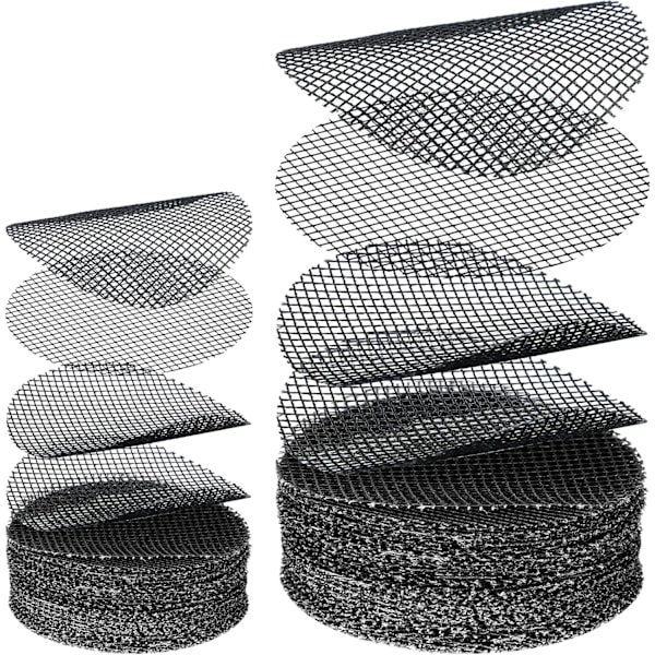 100 STK Plantplantering Rund Mesh Mat 2INCH